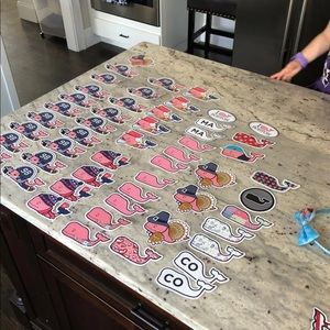 Lot of vineyard vines stickers